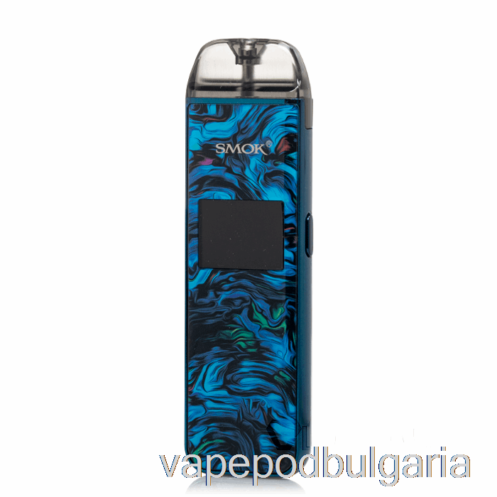 Vape 10000 Дръпки Smok Pozz 25w Pod System Prism Blue